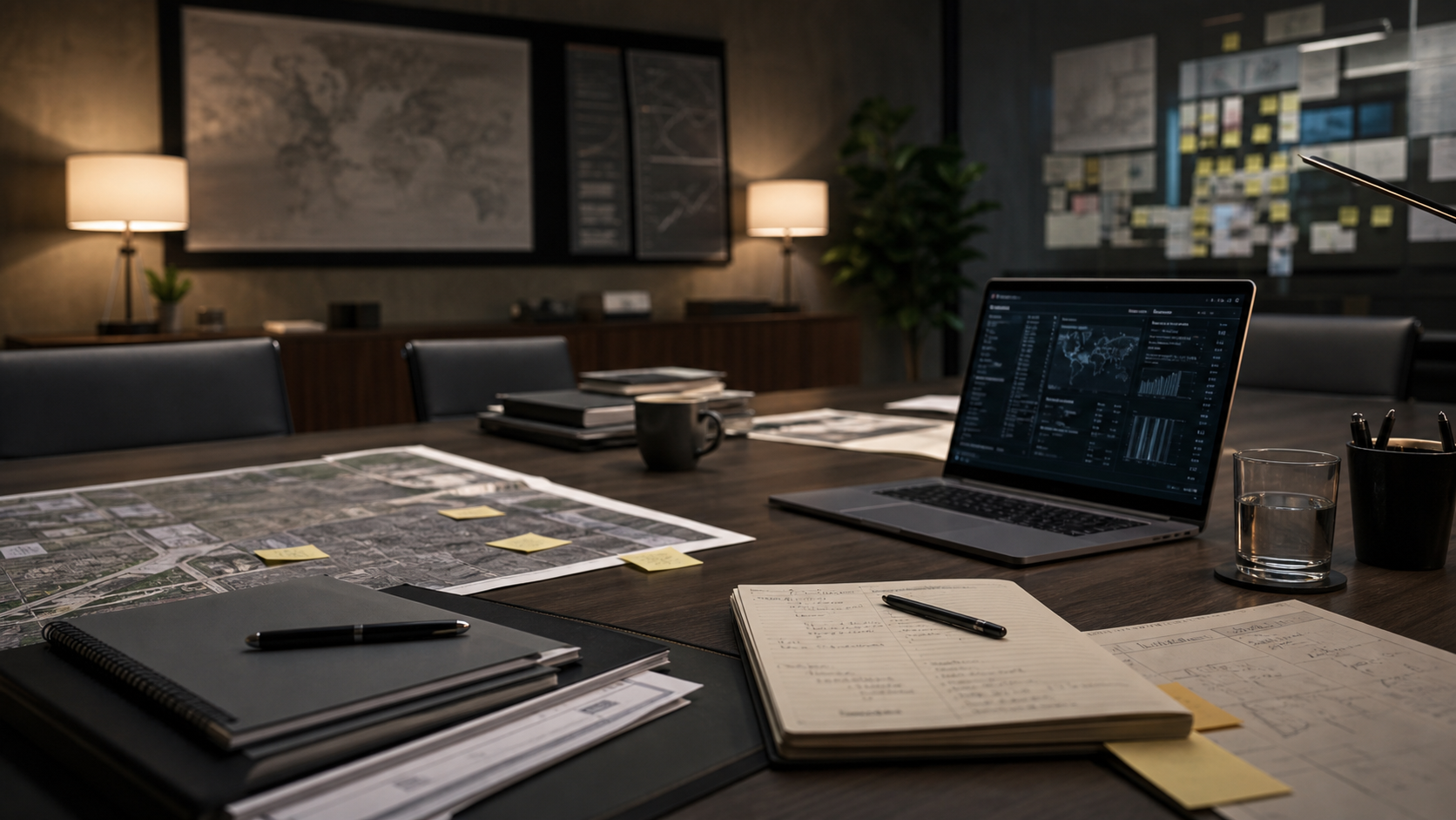 Executive strategy workspace for Imperium editorial feature